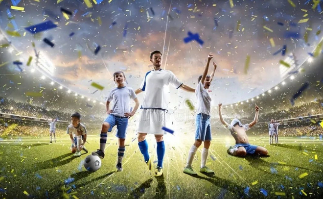 职业足球赛：足球明星们的精彩表现